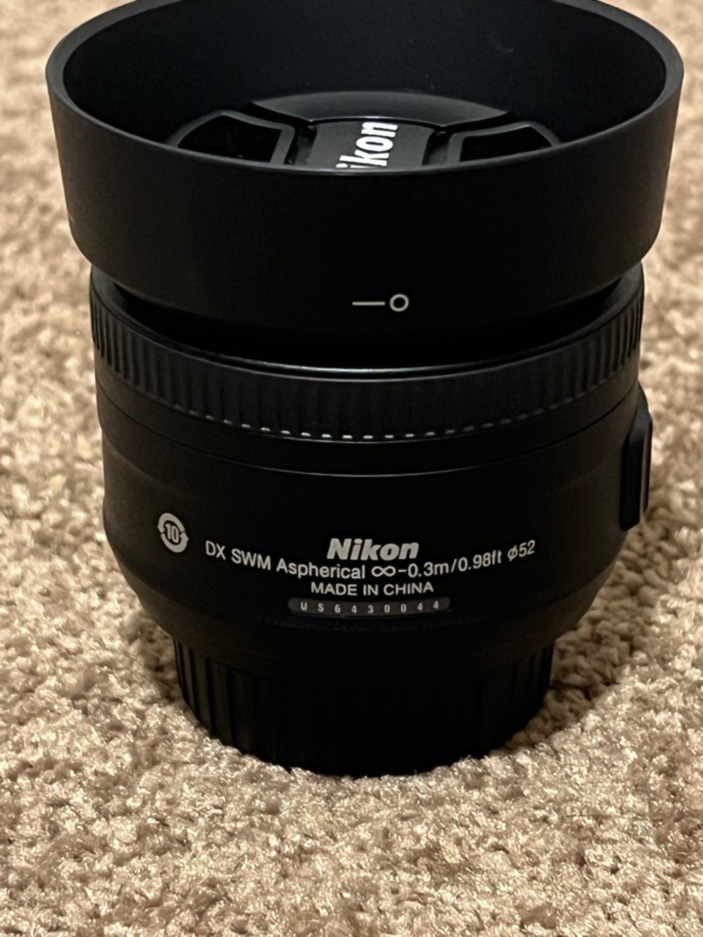 Nikon AF-S NIKKOR 35mm f/1.8G DX Lens - Black - Picture 3 of 5